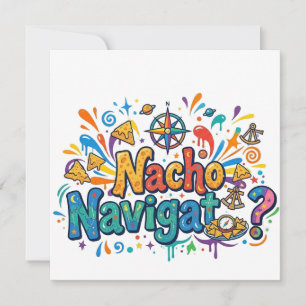 Convites Nacho Navigator – O Capitão Crocante de Aventura
