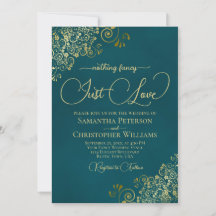 Nada Chique, Apenas Amor Casamento Azul Turquesa e