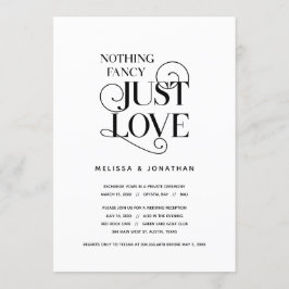 Convites Nada de Fantasia, Apenas Amor, Clássico Preto, Fug