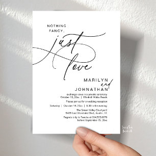 Convites Nada de Fantasia, Apenas Amor, Jantar Romântico de