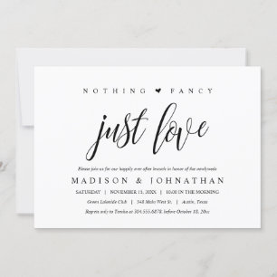 Convites Nada de Luxo, Apenas Amor Brunch Felizes para Semp