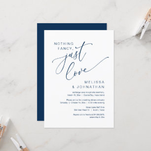 Convites Nada de Luxo, Apenas Amor, Festa de Casamento Inti