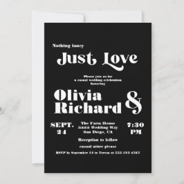 Convites Nada De Rico Adora O Casamento Da Tipografia Moder