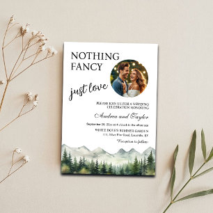 Convites Nada De Rico Apenas Adora Foto Casual De Casamento