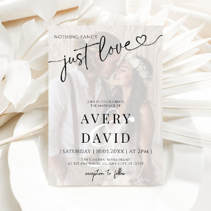 Convites Nada De Rico Apenas Adora Foto De Casamento