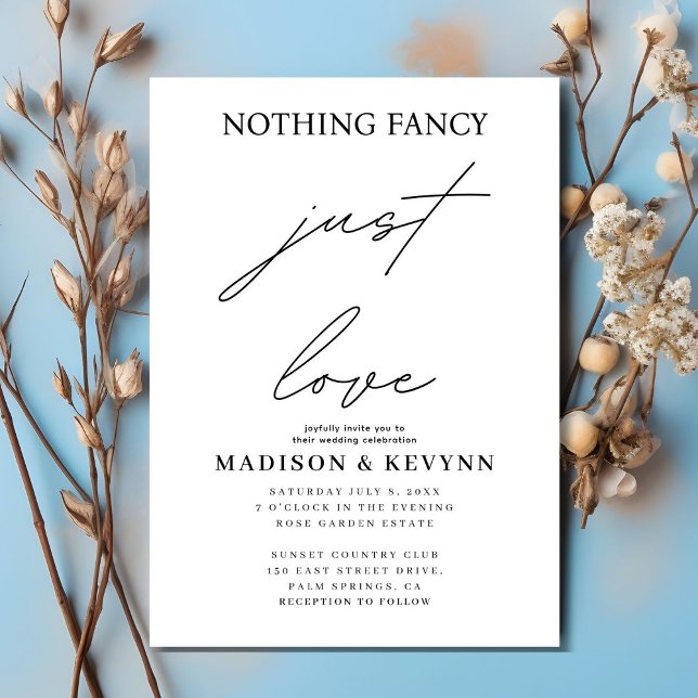 Convites Nada De Rico Apenas Adorando Casamento (Criador carregado)