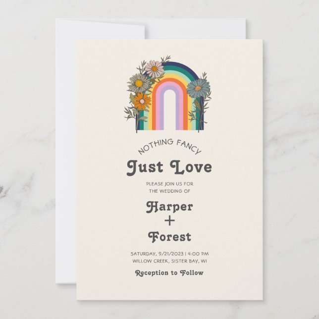 Convites Nada De Rico Apenas Adoraria Casamento Retroativo (Frente)