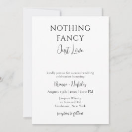 Convites Nada De Rico, Apenas Ame Casamento Casual