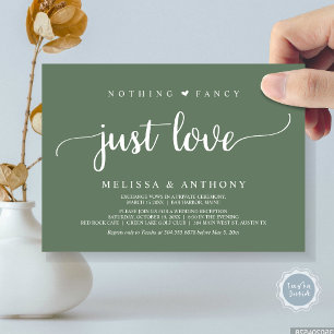 Convites Nada De Rico Apenas Amor, Elopemento, Casamento Ru