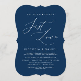 Convites Nada De Rico Apenas Amor, Marinho Azul, Elopete We