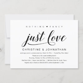 Convites Nada de Rico, apenas amor, noivado Invita