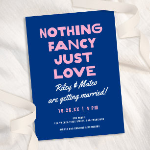 Convites Nada de Rico Negrito Tipo Funky Azul Casamento Cor