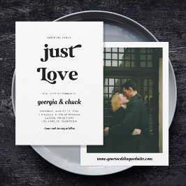 Convites Nada de Rico só ama o casamento retrô dos anos 70