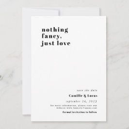 Convites Nada de rico só ama Trendy Wedding Invitation