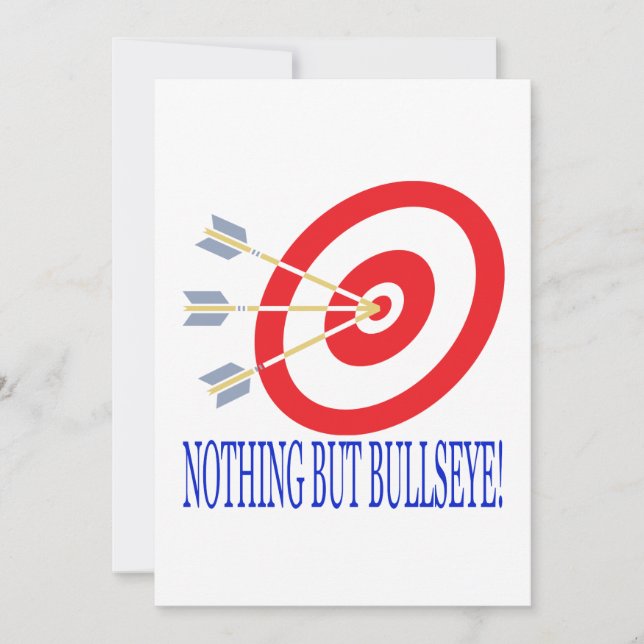 Convites Nada mas Bullseye (Frente)