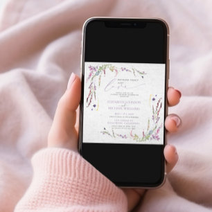 Convites Nada Rico Adora Casamento Casual Floral