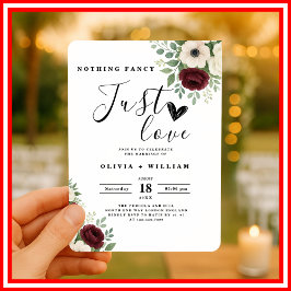 Convites Nada sofisticado, apenas amor Casamento em Verde S