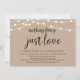 Convites Nada sofisticado, apenas amor, Casamento Rústico S