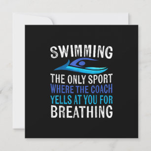 Convites Nadar Apenas Esporte Onde O Treinador Swimmer Ofer