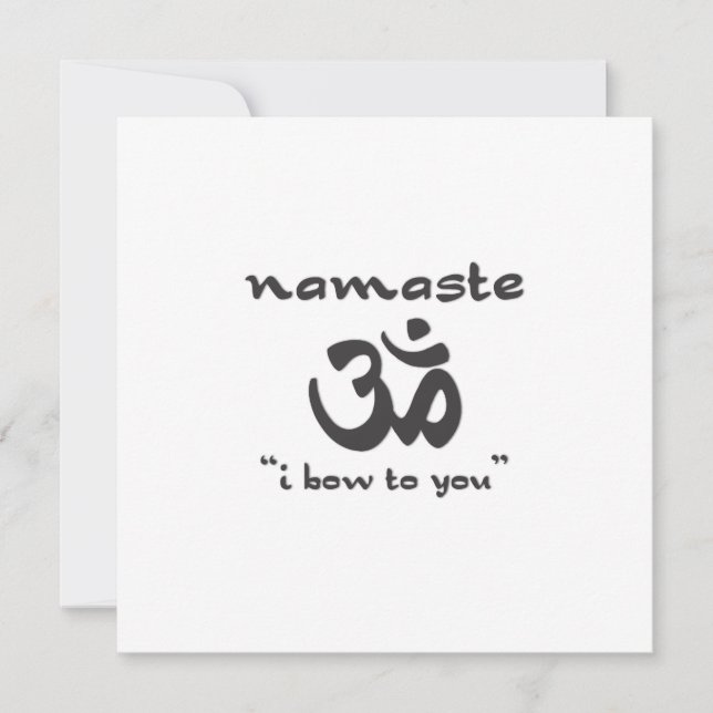 Convites Namaste - arco-te (Frente)