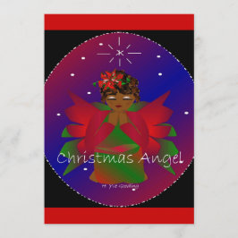 Convites Namorada Afro-Americana Rezando