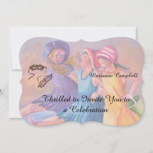 CONVITES NAMORADAS BEACH PERSONALIZÁVEIS (Frente)