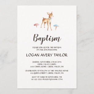 Convites Namorado de água com batismo