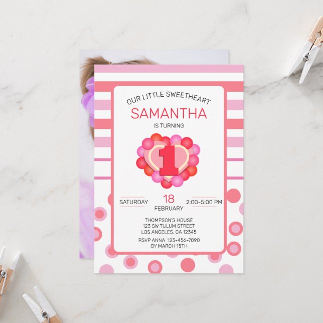 Convites Namorados com modelo de foto (Frente/Verso In Situ)