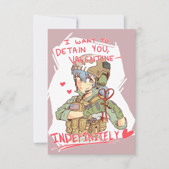 Convites Namorados de Operador Yandere 1 (Frente)