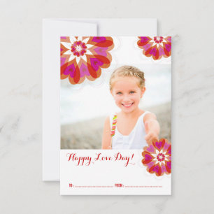 Convites Namorados Flor Love Classroom Dia de os namorados