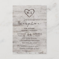 Namorados Talhados Recepção de Casamento Rústica d