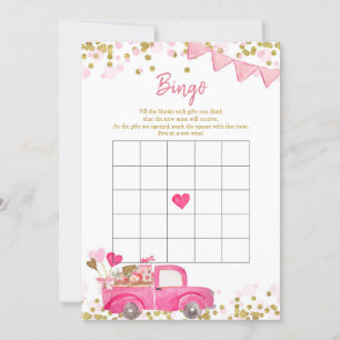 Convites Namorados Truck Sweetheart Bingo Game