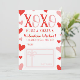 Convites Namorados XOXO Hugs Kisses Deseja O Titular Da Pla
