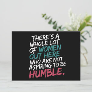 Convites Não Aspirando a ser feminista de Humble Kamala Har