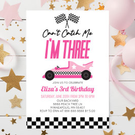 Convites Não consigo me pegar na festa de aniversário de 3 
