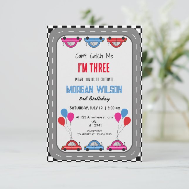 Convites Não consigo me pegar na Festa de aniversário do ca (Em pé/Frente)