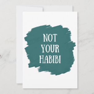 Convites Não é o seu Habibi