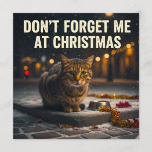 Convites Não esqueça os gatos no Natal imagem arte