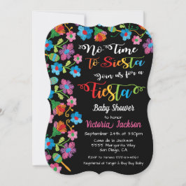 Convites Não há tempo para sesta ao bordado mexicano da fie