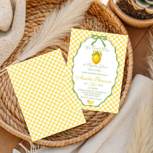 Convites Não podemos esperar para apertar você Citrus Lemon