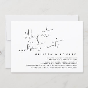 Convites Não podíamos esperar, Elopemento Moderno de Casame