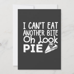 Convites Não Posso Comer Mais Uma Mordida Ah, Olha a Torta 