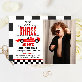 Convites Não posso me pegar na festa de aniversário de 3 an