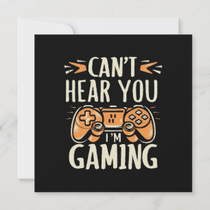 Convites Não Posso Ouvir Você Estou Jogando