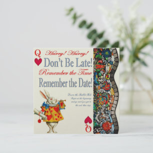 Convites Não se atrase!