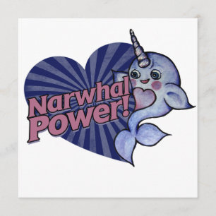 Convites Narwhal Power