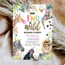Nascer Dois São Animais Selvagens Da Festa Safari 