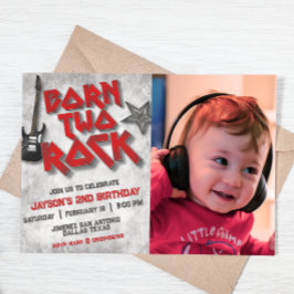 Convites Nascer Duas Rochas com Paisagem Fotográfica