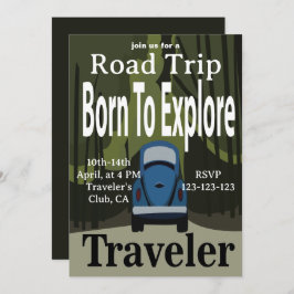 Convites Nascer Para Explorar Viagem de Viagem Rodoviária