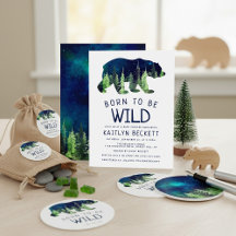 Nascer Para Ser Chá de fraldas Selvagem